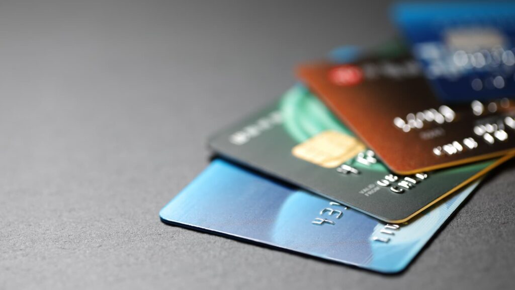 picture of three credit cards